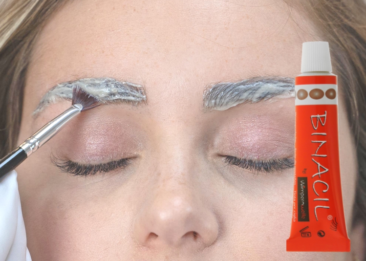 Brow lifting instructions - step 9